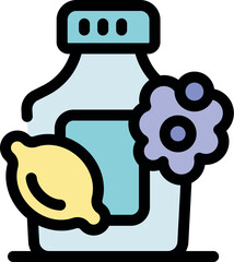 Lemon scented detergent effectively eliminates bacteria and germs, ensuring a clean and hygienic environment