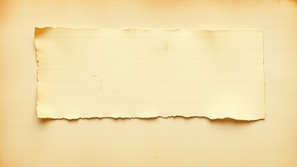 Fototapeta premium Torn Page on Lined Paper Background for Design Projects