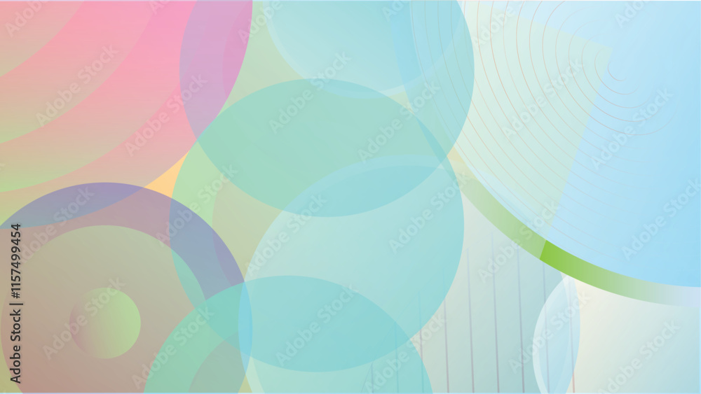 Poster abstract bokeh and pink geometric on white background, abstract color gradient soft colorbackground,