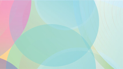 Fototapeta premium Abstract Bokeh and Pink geometric on white background, Abstract color gradient soft colorbackground, Geometric shapes and spheres, pastel pink, soft colors abstract background