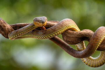 The Mangrove Pit Viper (Red spot)