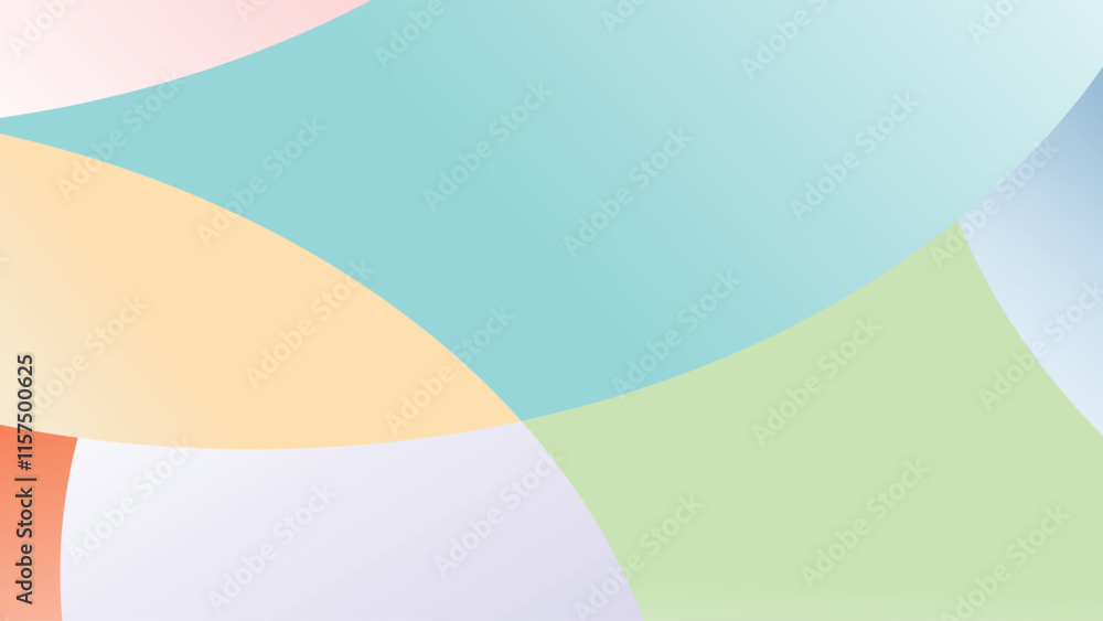Poster abstract bokeh and pink geometric on white background, abstract color gradient soft colorbackground,