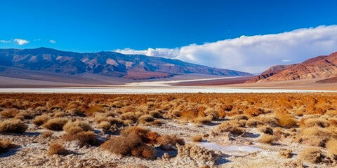 A desert landscape