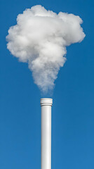 White Chimney Smoke Illustration