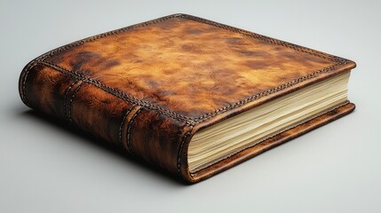 Antique Leather-Bound Book