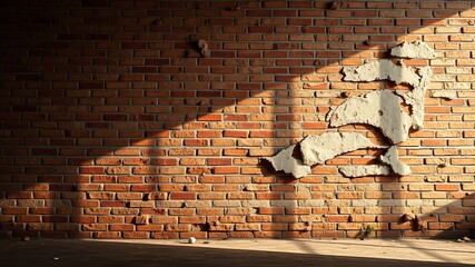 Urban Brick Wall Decay - Striking HDR Photo