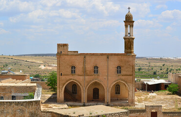 A view from the historic Midyat Town in Mardin, Turkey