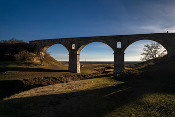 An ancient arch bridge built in 1916.