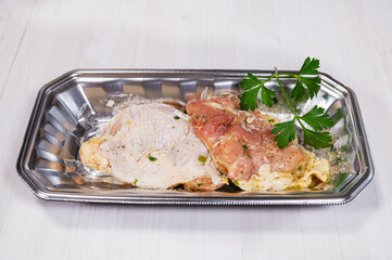 鶏モモ肉のネギ塩だれ