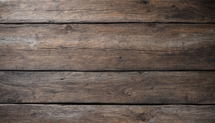 Fototapeta premium A close-up view of a weathered wooden surface, with visible cracks and knots, conveying a sense of age and natural texture.