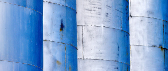 Grain Silos for Storage of Crops for Selling © Lane Erickson