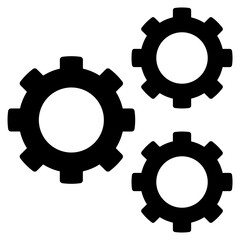 Process Glyph Icon