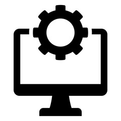 Computer Glyph Icon