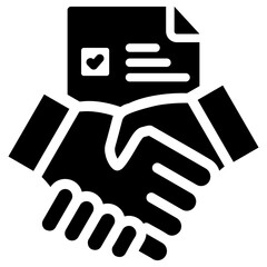 Completed Task Glyph Icon