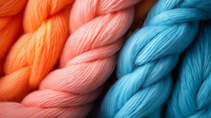 Bright wool knitting texture