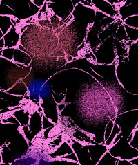 Ilustración abstracta, representando la diversidad de pensamientos y sensaciones que uno puede sentir como representación gráfica.