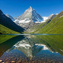 lake in the mountains