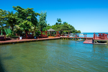 View of Ilha Canela (Cinnamon Island) at Palmas - Tocantins, Brazil