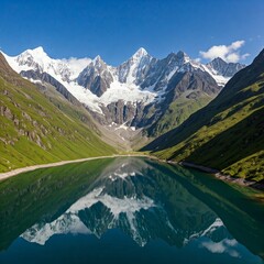 lake in the mountains