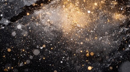 Elegant Granite Surface with Shimmering Earthy Tones