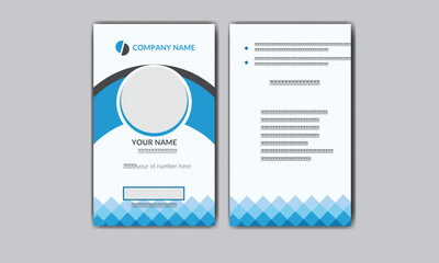 Obraz premium id card design