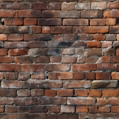 Obraz premium Seamless texture of brick wall.