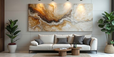 Luxury Marble and Glass Wall Art - Tempered Glass Panoramic Wall Hangings for Home Decor, Bedroom, Living Room marble wall art, glass wall art, tempered glass wall art, wall decor, panaromic wall art,