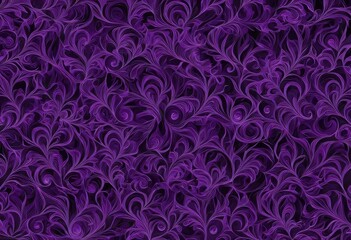 An abstract image with a fiery purple and pink color scheme and geometric shapes