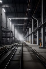 Obraz premium Industrial Dream Factory: Where Imagination Comes to Life