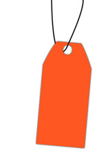 tag isolated on white