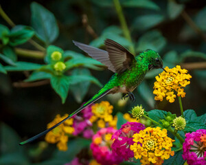 Long-tailed hummingbird
