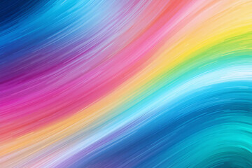 Bright Colorful Gradient Textured Backdrop with Soft Stripes, Motion Blur Effect, and Deep Blue to Pink, Yellow, Green Transition
