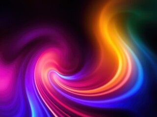 Vibrant Abstract Swirling Colors in Motion with a Blend of Purple, Blue, Red, and Golden Shades Creating a Lively Visual Experience for Modern Design Projects