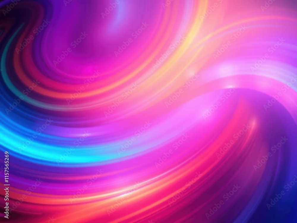 Poster vibrant abstract swirls in rich colors creating a dynamic and energetic background for various artis
