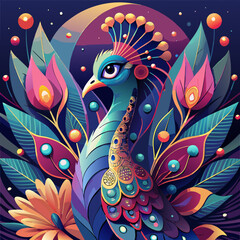 Obraz premium abstract floral background