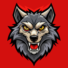wolf head mascot