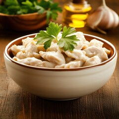 Delicious homemade dumplings kitchen food warm rustic setting close-up culinary delight
