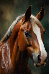 Fototapeta premium portrait of a horse