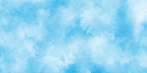 Fototapeta premium abstract modern clean and bright background with soft colors, abstract white and blue watercolor texture hand beautiful drawn vector design, blue sky with white cloud. 