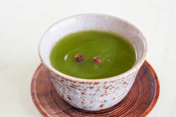 小豆抹茶くず湯