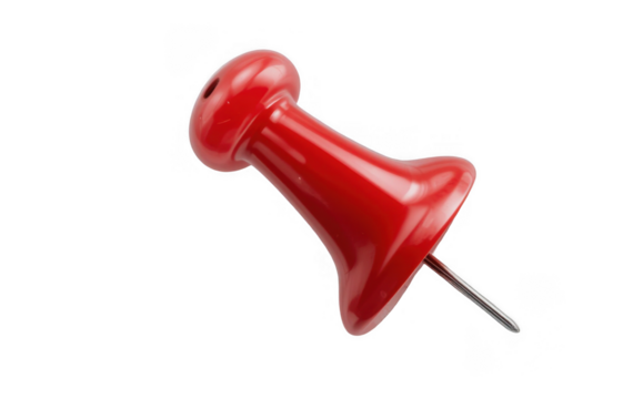 push pin isolated on white background 