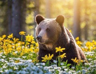 Fototapeta premium Auf der Blumenwiese