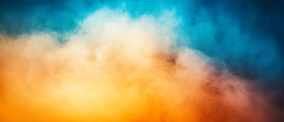 Abstract colorful smoke clouds background.