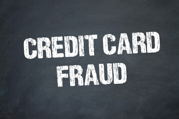 Obraz premium Credit Card Fraud 