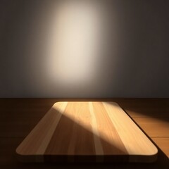 Wooden cutting board. 