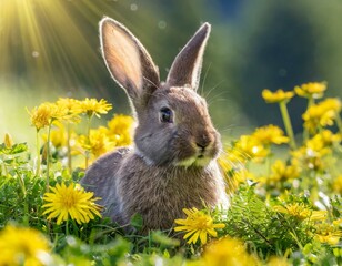 Fototapeta premium Auf der Blumenwiese