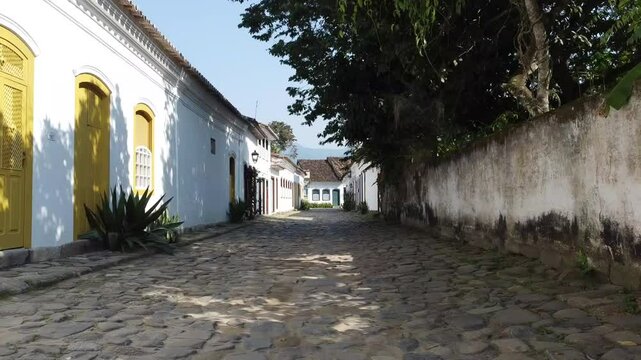Rua do centro hist&oacute;rico de paraty