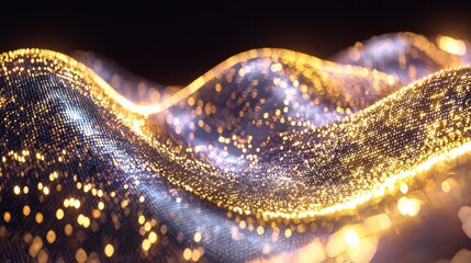 Dynamic data stream visualization digital realm minimalist art abstract environment close-up perspective data protection concept