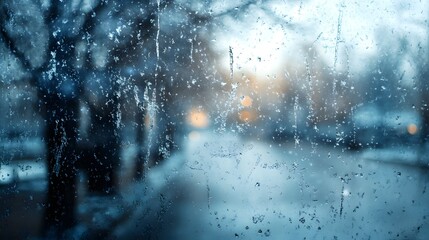 Emotional Abstract Exploration of Winter Sadness