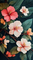 Fototapeta premium Beautiful handmade floral arrangement featuring delicate petals and vibrant colors